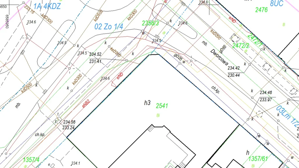 Granice działek — usługi geodezyjne