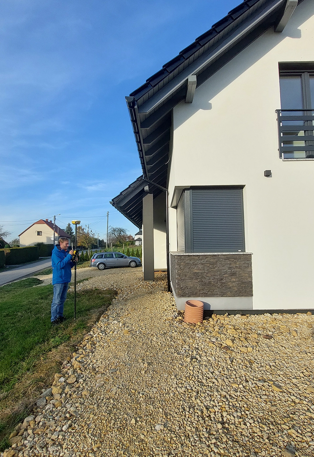 DOKUMENTACJA DO ODBIORU BUDYNKU - prace terenowe